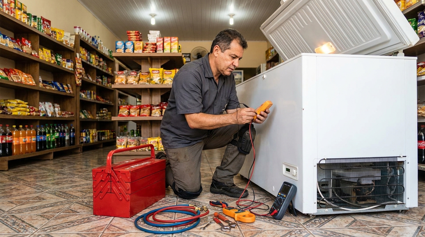 Ajuste de Temperatura do Freezer em Londrina‑PR